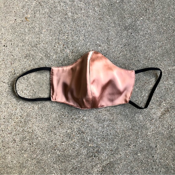 Taupe Silk Mask from Eastnwest Label - Picture 2 of 5